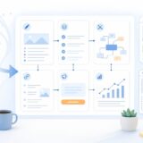 単発チャットからブログ運用ボードへ整理するイメージ